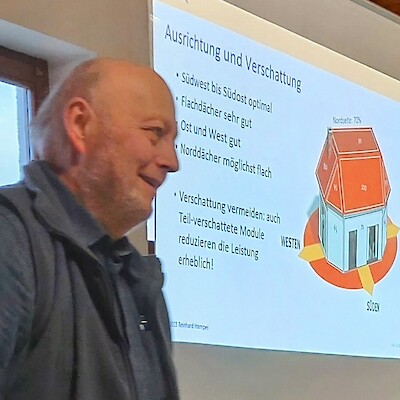 Beitragsbild Zweiter Informationsabend zum Thema „PV-Anlage auf eigenem Dach“