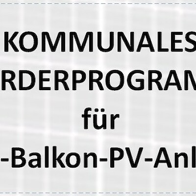 Beitragsbild Förderung Balkon-PV-Anlagen auch in 2024!