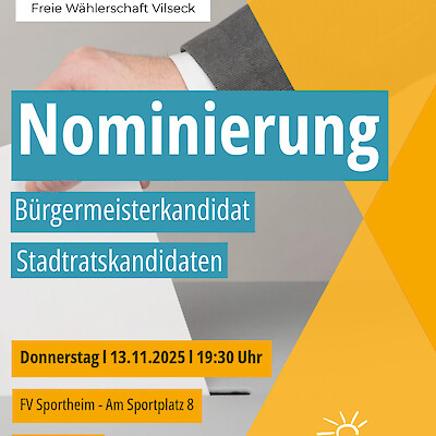 Beitragsbild Einladung zur Aufstellungsversammlung 2025